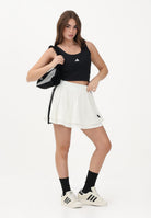 ADIDAS ORIGINALS Gonna corta HOUSE OF TIRO bianca da donna JY7634 . ADIDAS ORIGINALS 