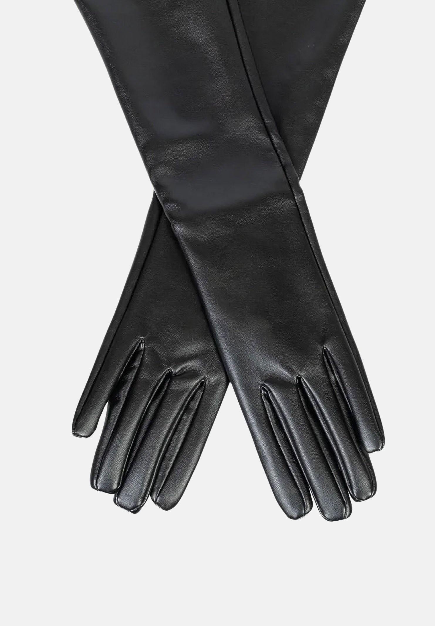 VICOLO Guanti neri da donna AF0105 NE VICOLO 