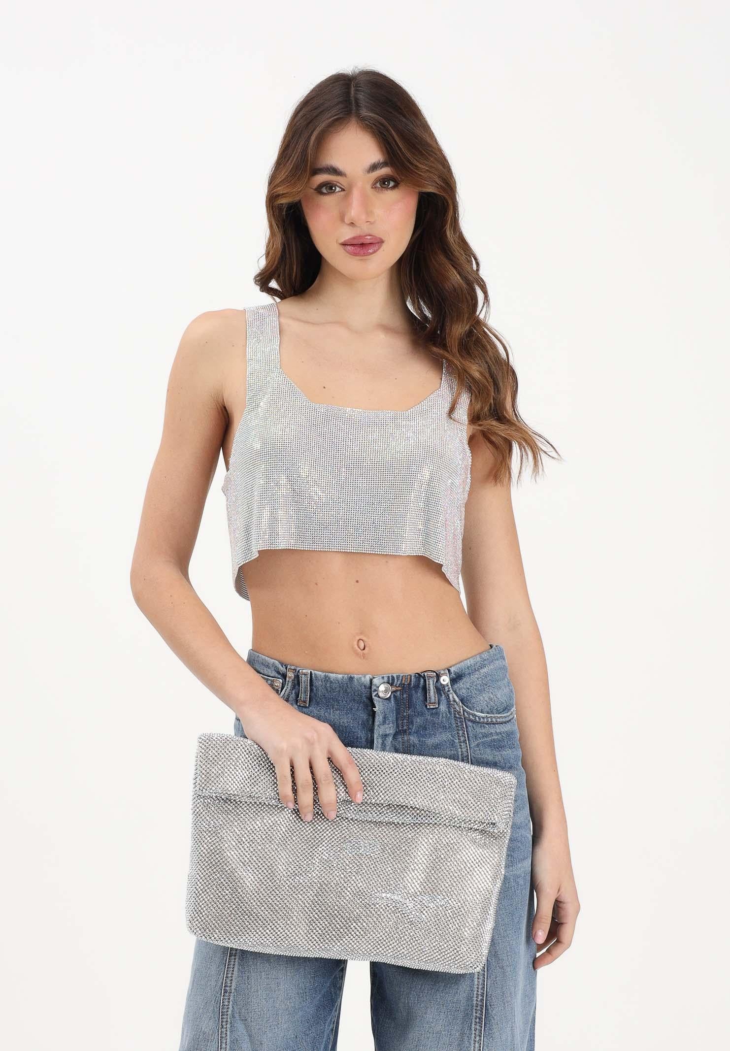 TWENTY FOURHAITCH Top elegante Atene Crystal argento da donna A0092CRY62P CR TWENTY FOURHAITCH 