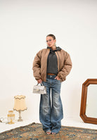 I'M BRIAN Bomber tabacco da uomo GIU3477 0034 I'M BRIAN 