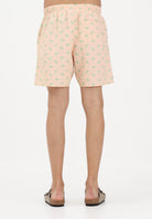 LACOSTE Shorts mare rosa pesca da uomo con stampa coccodrillo MH1851 BIG LACOSTE 