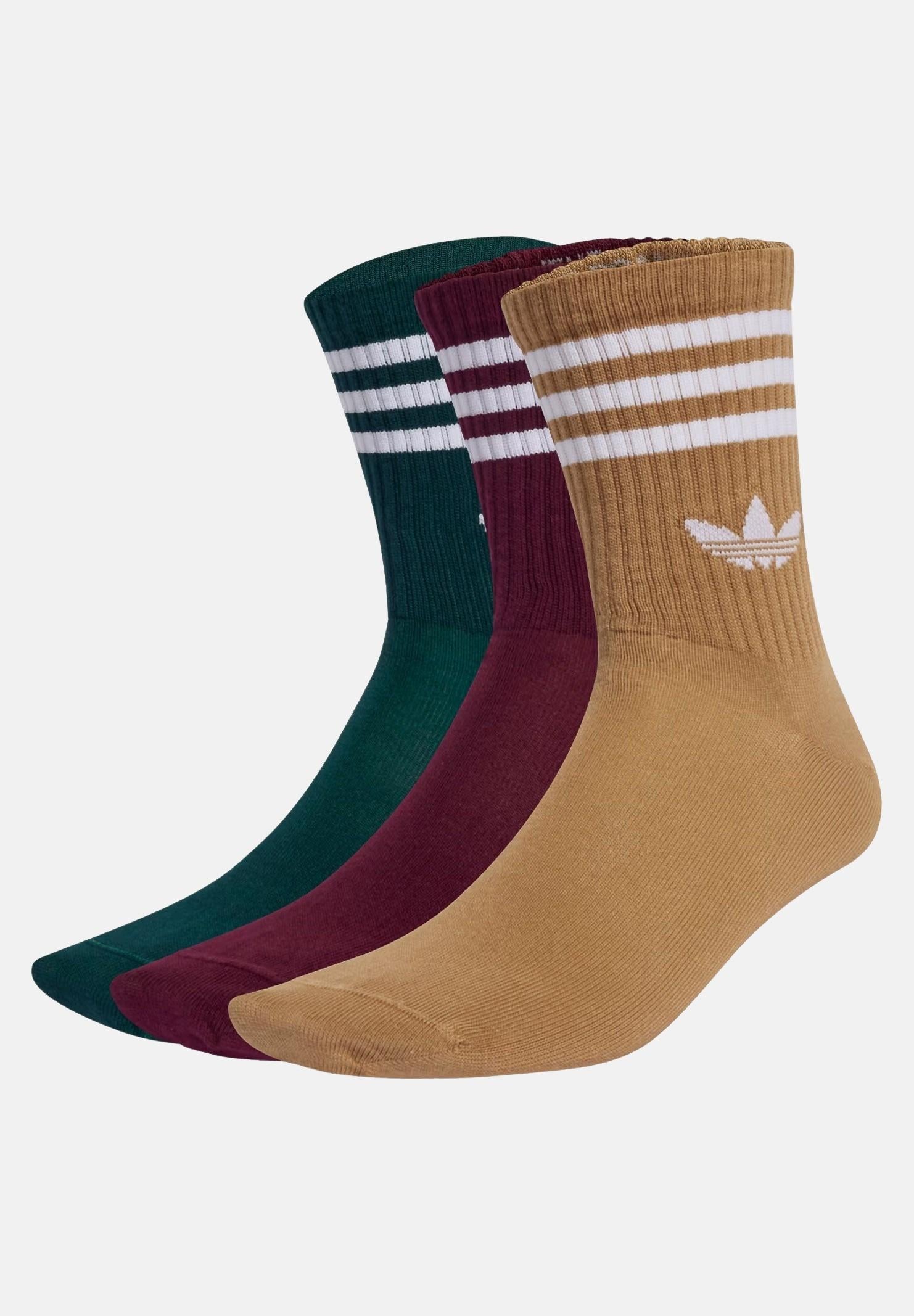 ADIDAS ORIGINALS Calzini (3 paia) 3-Stripes Crew multicolore per uomo e donna JZ4945  ADIDAS ORIGINALS 