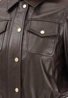 MAX MARA Giubbotto in pelle MSTBIADA marrone da donna 2616441011600 002 MAX MARA 