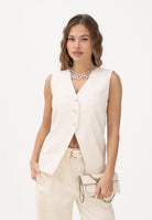 ONLY Gilet panna da donna 15367399 CLDA ONLY 