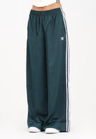 ADIDAS ORIGINALS Pantalone sportivo Adicolor Satin verde da donna JV7511  ADIDAS ORIGINALS 