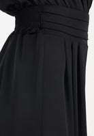 SHIT Pantalone elegante a palazzo nero da donna SH26048 NE SHIT 