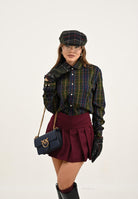 HINNOMINATE Gonna corta bordeaux da donna HMABW02225 RS02 HINNOMINATE 