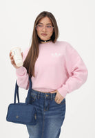 ADIDAS ORIGINALS Maglione girocollo Athletic Dept Knitted rosa da donna LD4474 . ADIDAS ORIGINALS 