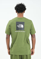 THE NORTH FACE T-shirt a manica corta NSE Reflective Box verde da uomo NF0A87NPDIW1 . THE NORTH FACE 
