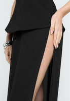 SANTAS Abito lungo CREAM nero da donna PV25020 NERO SANTAS 