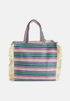 MARC ELLIS Borsa BUBY S CLAIRE L in rafia multicolore da donna BUBY-S-CLAIRE-L MUPI MARC ELLIS 
