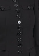 PATRIZIA PEPE Giacca officer Radical Rose nera da donna 8S0557A025 K103 PATRIZIA PEPE 