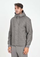 ARMANI EXCHANGE Piumino grigio da uomo con motivo logo XM001093AF16589 F8044 ARMANI EXCHANGE 