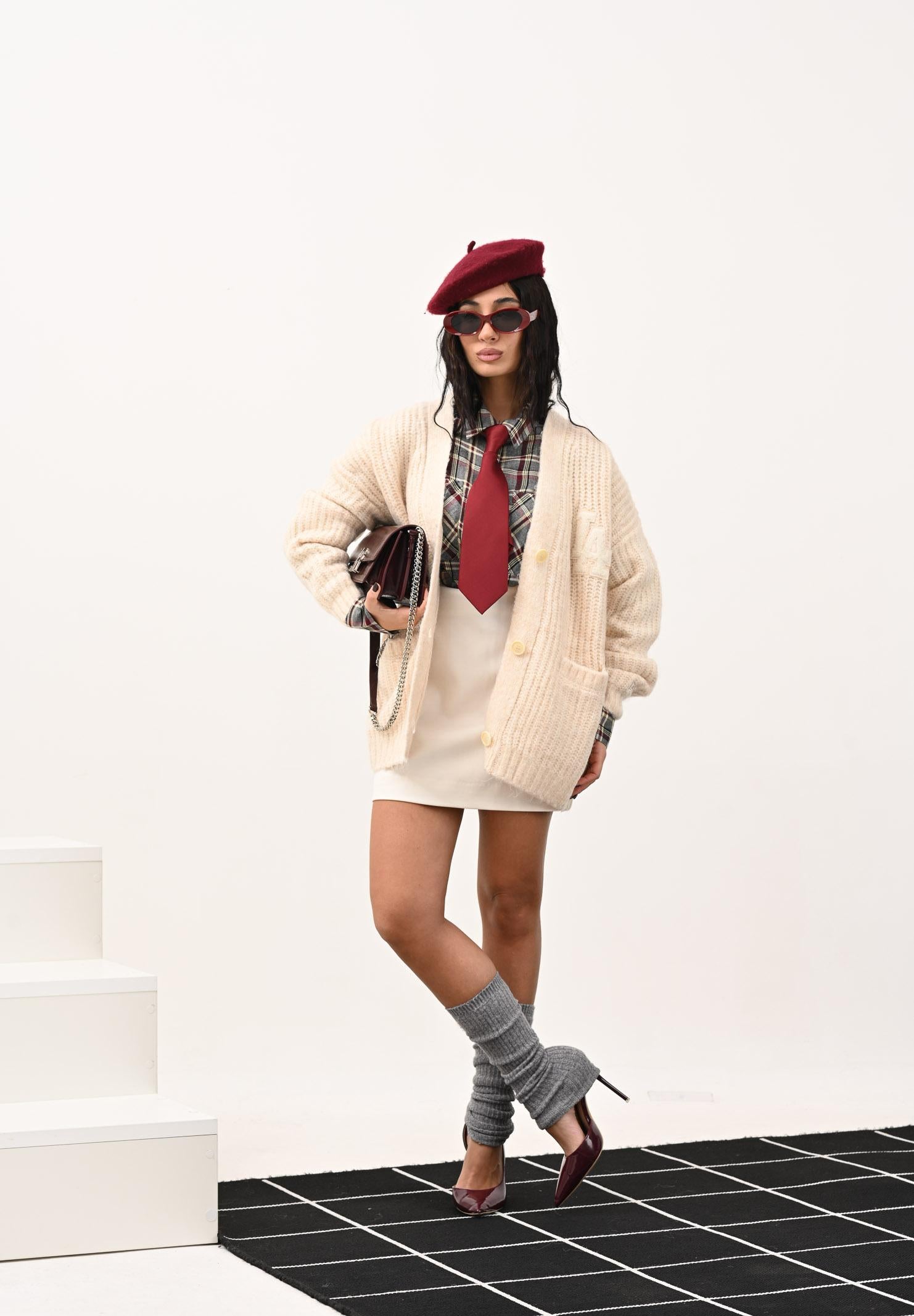 ARMANI EXCHANGE Gonna corta panna da donna con logo XW000662AF16142 U1003 ARMANI EXCHANGE 