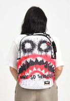 SPRAYGROUND Zaino THE JOKER MAKEUP SHARK MOUTH DLXR bianco per uomo e donna 910B7120NSZ  SPRAYGROUND 