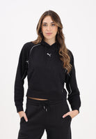 PUMA Felpa con cappuccio Damen nera da donna 688122 01 PUMA 
