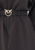 PINKO Abito corto marrone da donna con cintura 105586A2QW M04 PINKO 