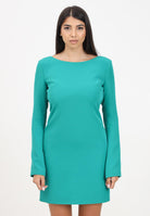 Abito corto verde da donna con schiena scoperta 77PAO914N0373 180 JUST CAVALLI 