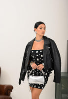 ONLY Giubbotto in ecopelle nero da donna 15232135 Black ONLY 