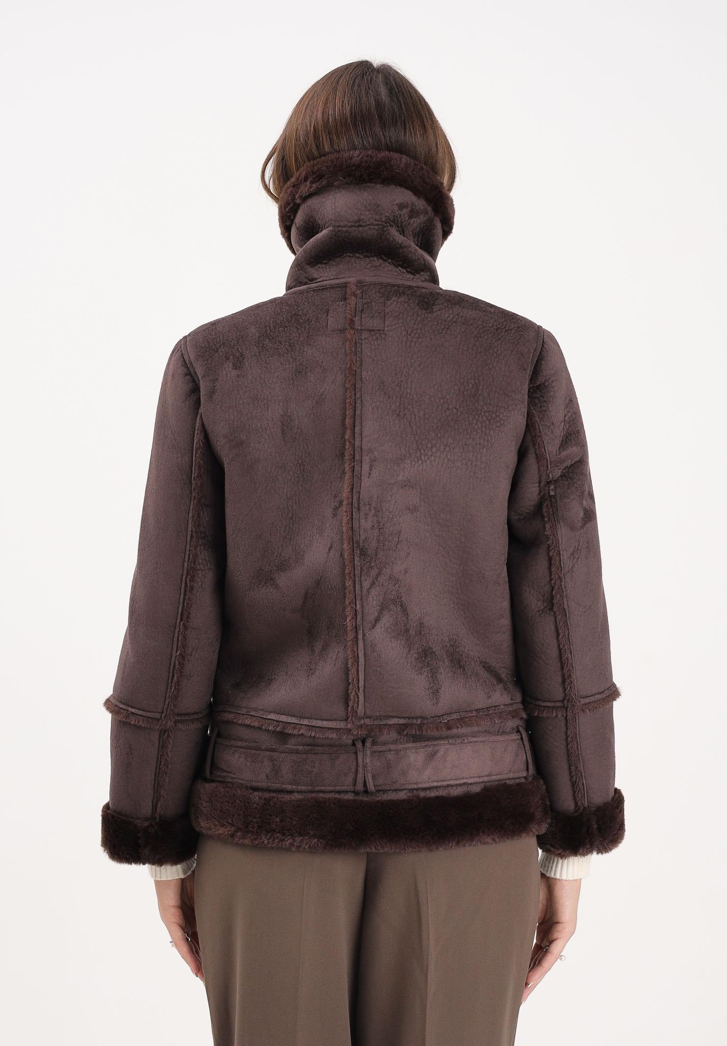 VICOLO Montone marrone da donna TF0091 FU69 VICOLO 