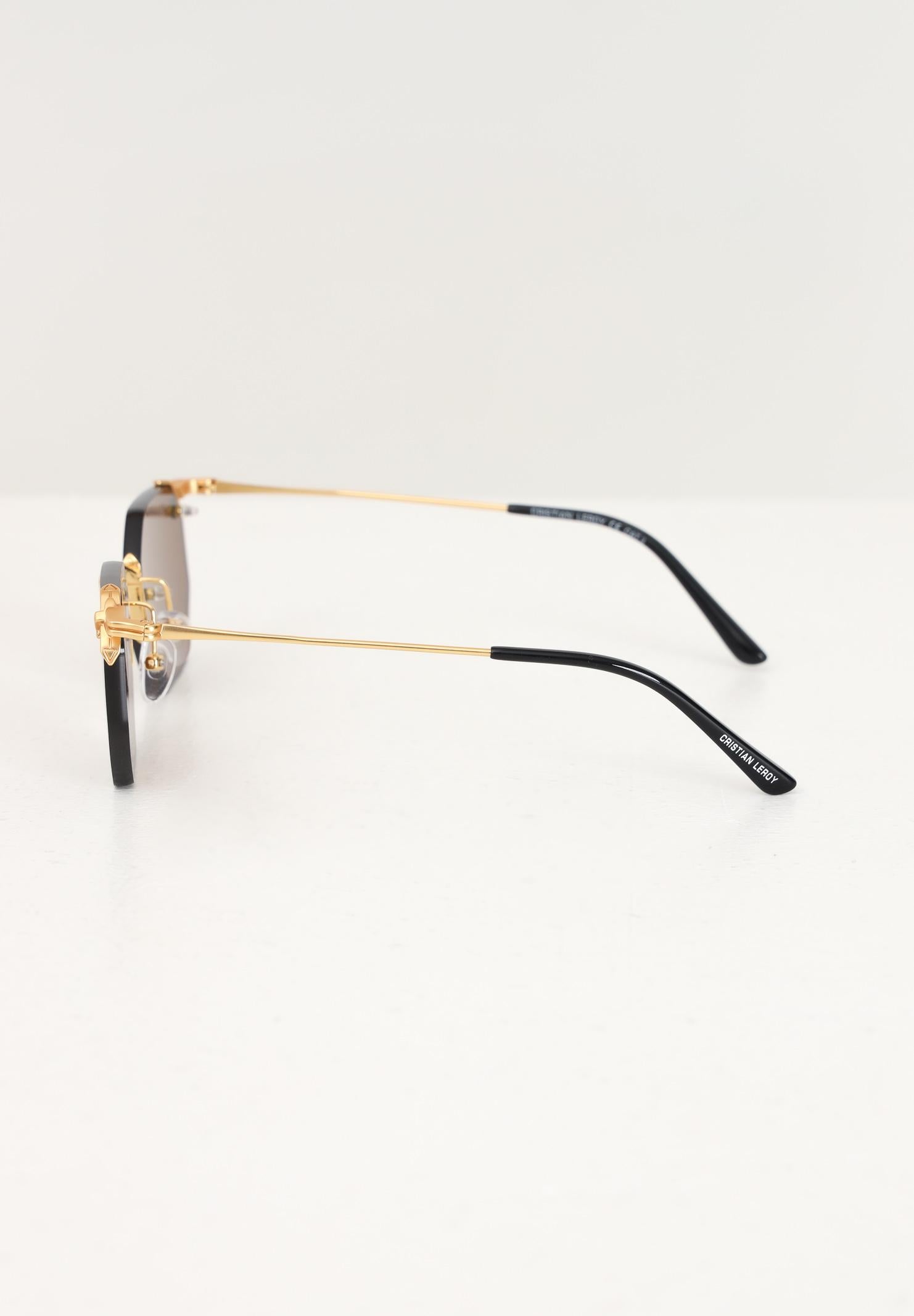 Occhiali marroni per uomo e donna 2117 05 CRISTIAN LEROY 