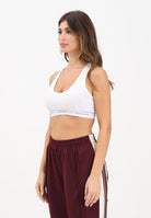 DSQUARED2 Bralette bianca da donna con elastico logato D8RG95790 110 DSQUARED2 