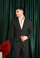 SELECTED HOMME Giacca monopetto verde da uomo 16087824 ForestNight SELECTED HOMME 