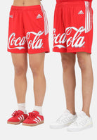 ADIDAS ORIGINALS shorts sportivi Coca-Cola White / Vivid Red bianco e rosso da  uomo e da donna KY2102 . ADIDAS ORIGINALS 