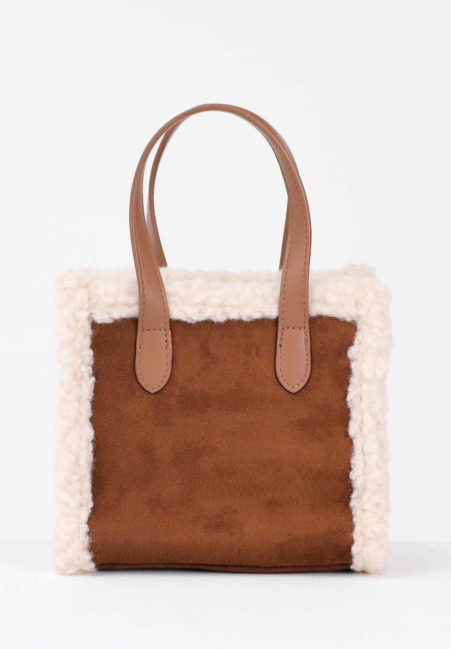 MARC ELLIS Borsa a mano Buby Suede S in morbido suede cuoio da donna BUBY-SUEDE-S DACU MARC ELLIS 