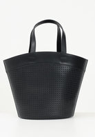 N21 Shopper nera da donna in tessuto spalmato traforato N2104SN0422 0N900 N21 