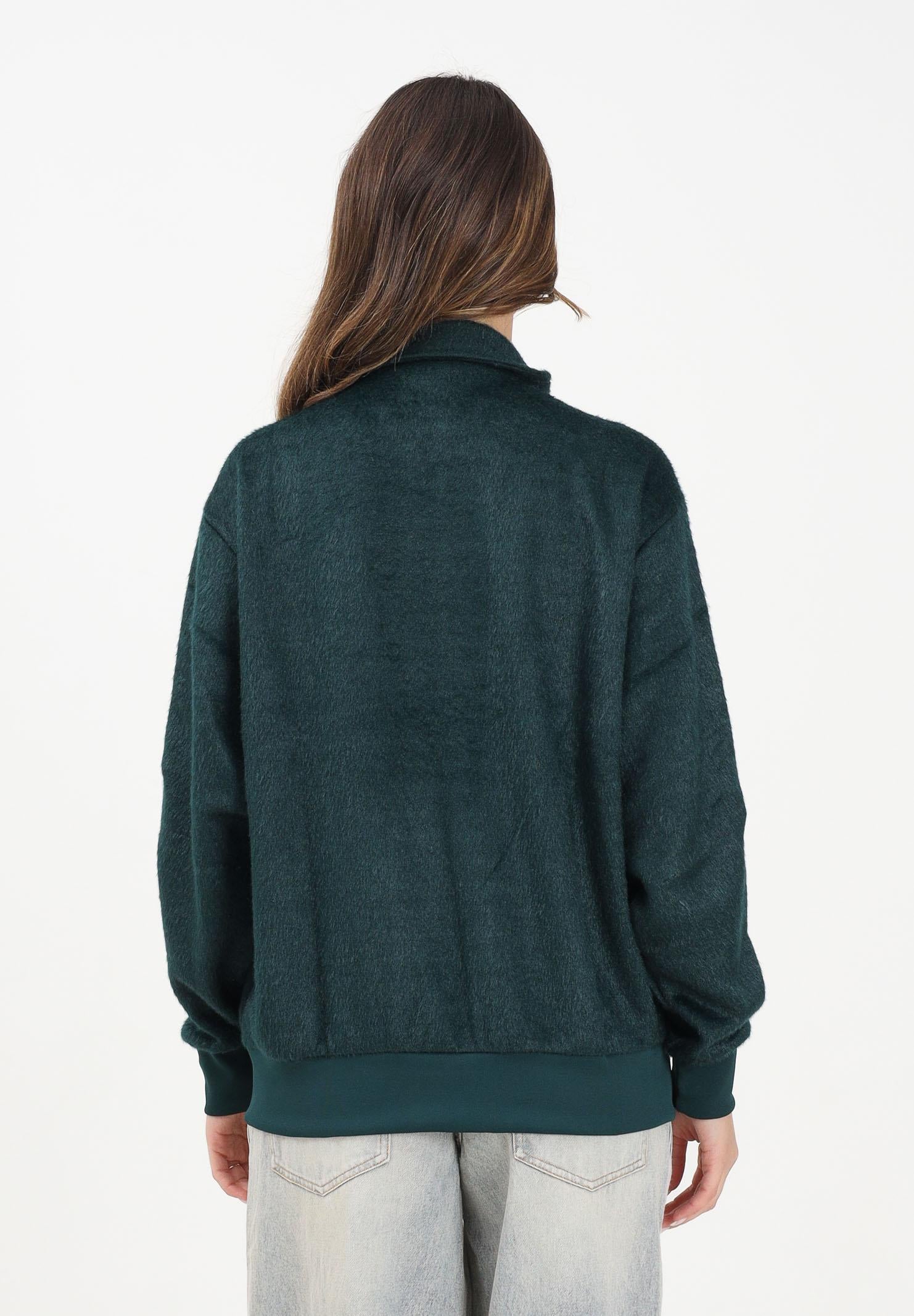 ADIDAS ORIGINALS Felpa con zip MOHAIR FIREBIRD LOOSE verde da donna KS7777  ADIDAS ORIGINALS 