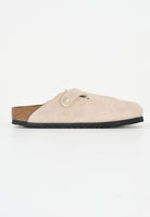 BIRKENSTOCK Ciabatte Boston beige per uomo e donna 1030883 . BIRKENSTOCK 
