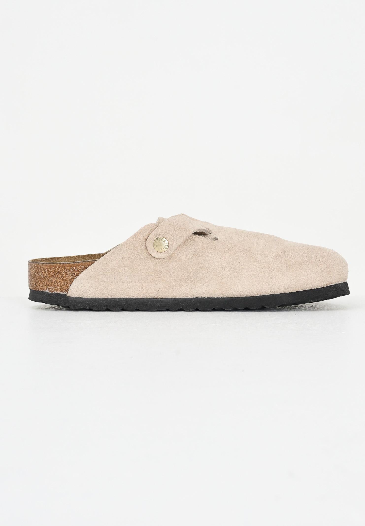 BIRKENSTOCK Ciabatte Boston beige per uomo e donna 1030883 . BIRKENSTOCK 