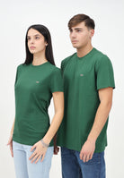 LACOSTE T-shirt a manica corta verde per uomo e donna con patch logo TH6709 132 LACOSTE 