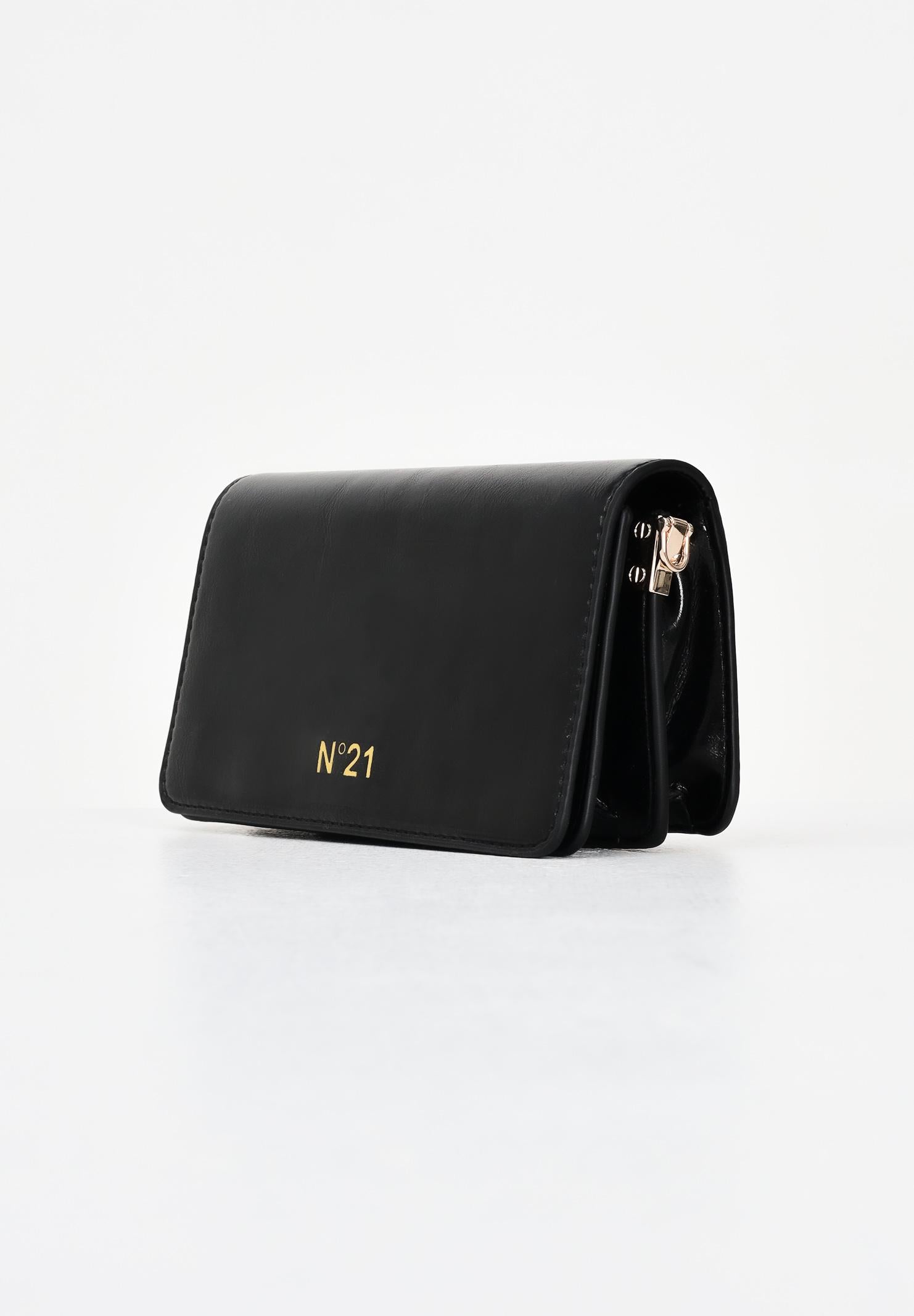 N21 Pochette con tracolla nera da donna rifinita da logo N21099N0246 0N900 N21 