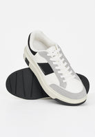 ARMANI EXCHANGE Sneakers bianche da uomo realizzata in un mix di materiali XM001720AF17529 M0017 ARMANI EXCHANGE 