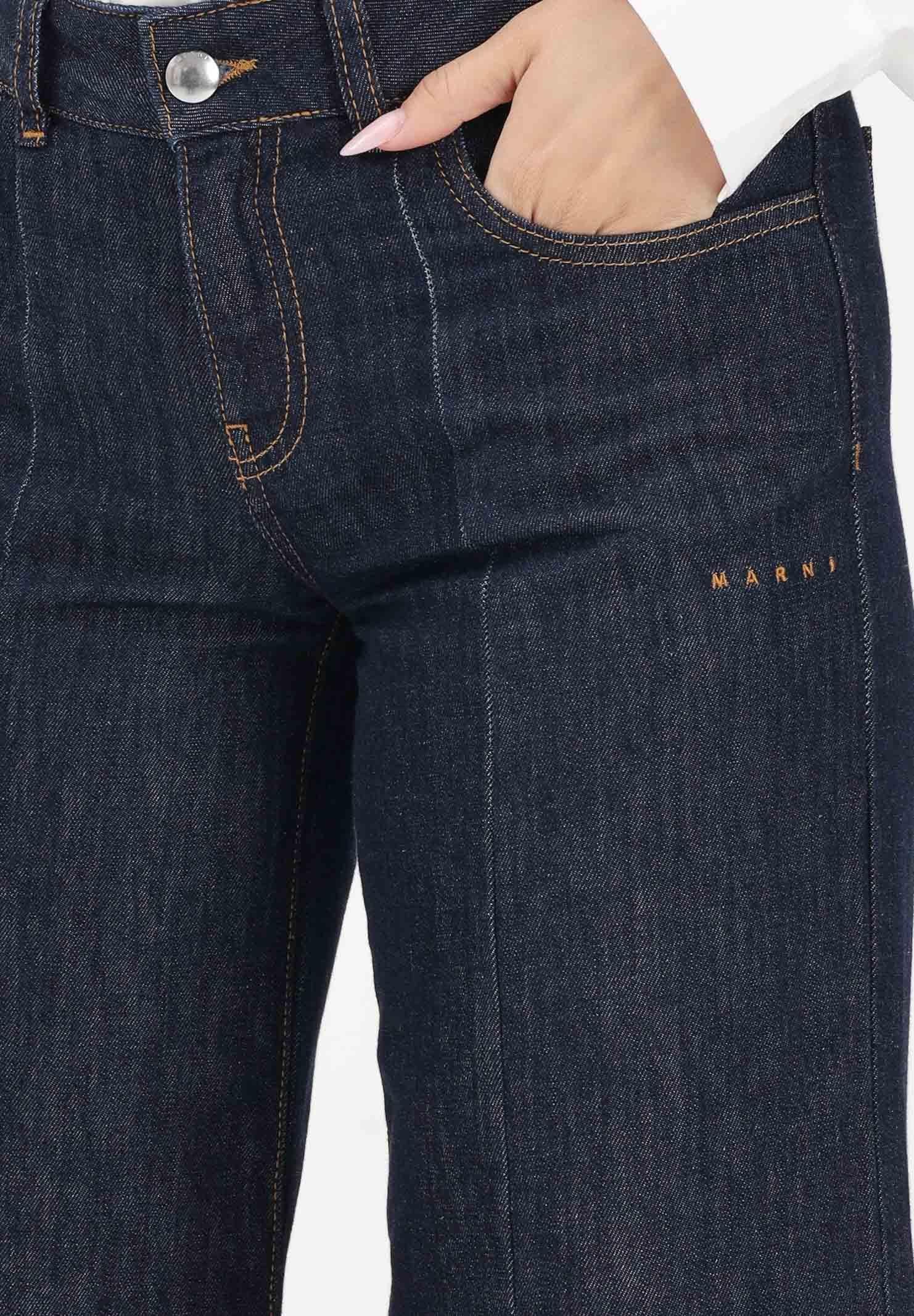 MARNI Jeans in denim blu per donna, ragazze e bambine M01808M00WG 0M01 MARNI 
