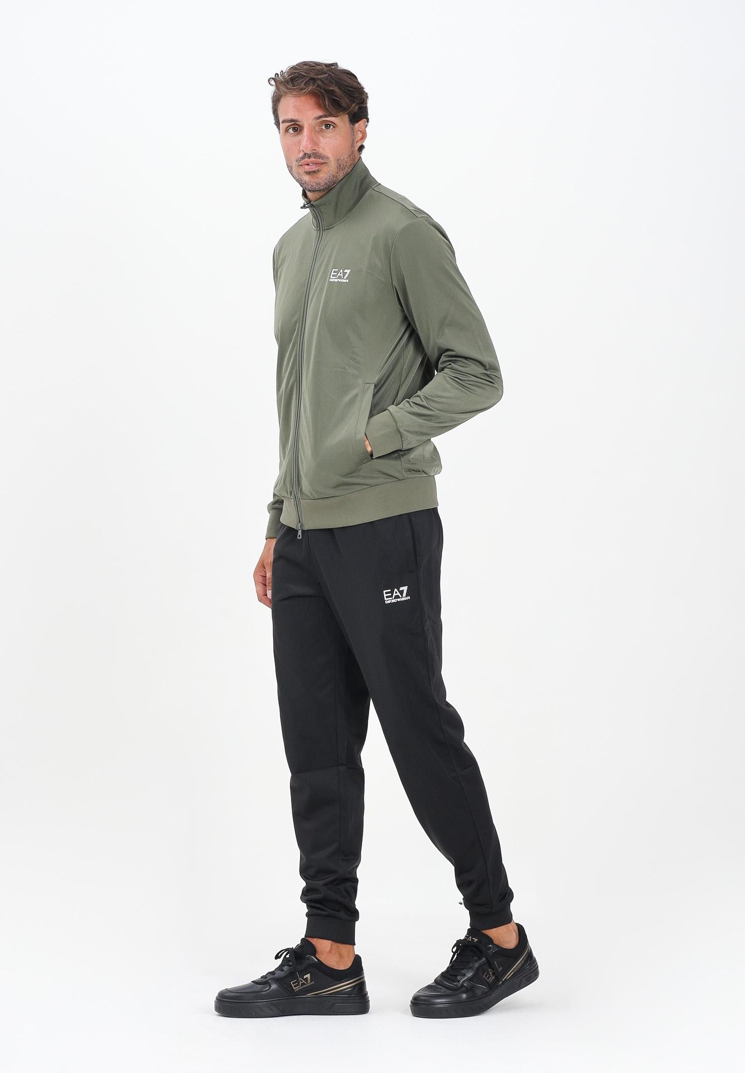 EA7 Tuta Core Identity verde e nera da uomo 8NPV65PJHCZ M7059 EA7 