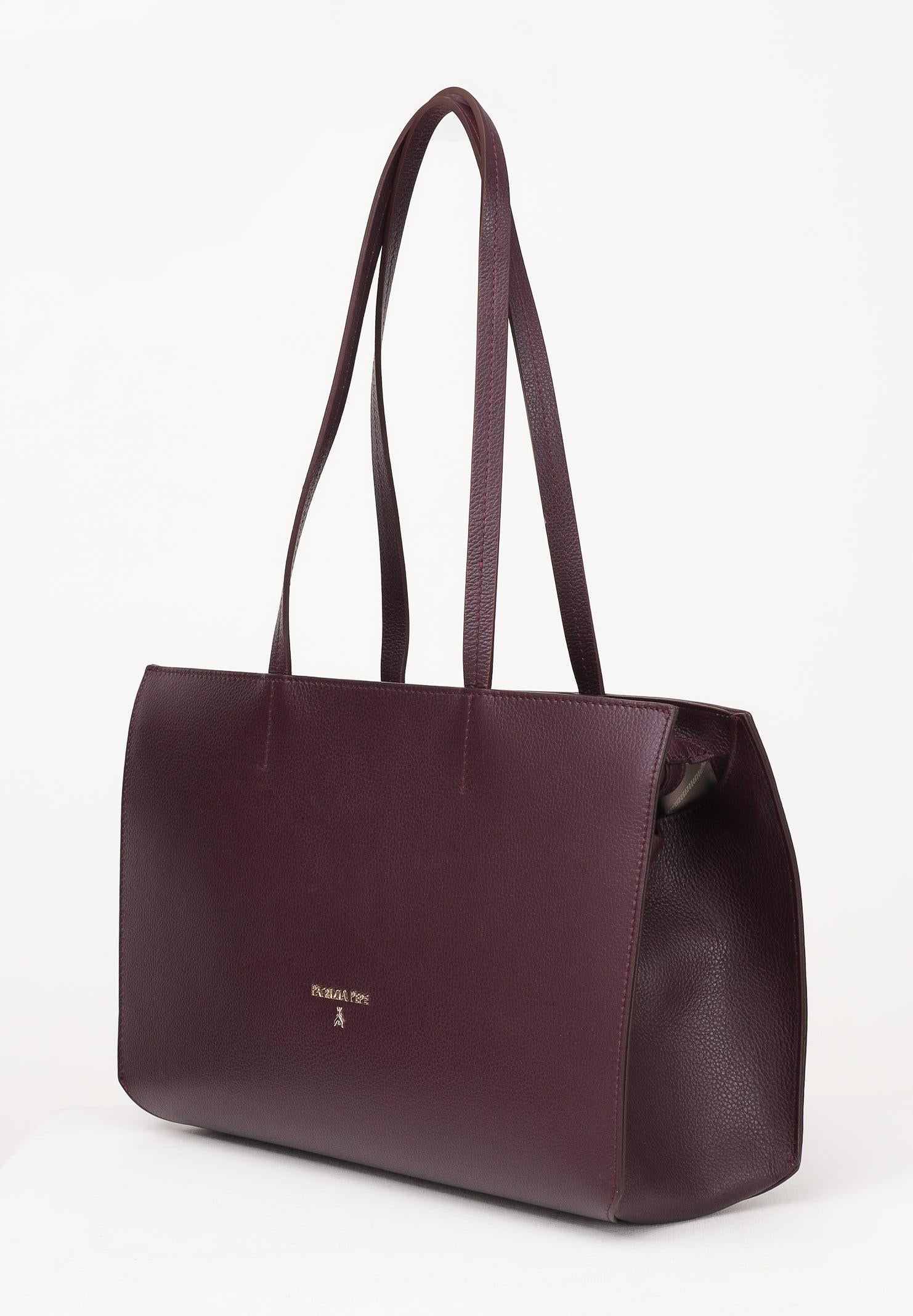 PATRIZIA PEPE Shopper bordeaux da donna 8B0236L001 M536 PATRIZIA PEPE 