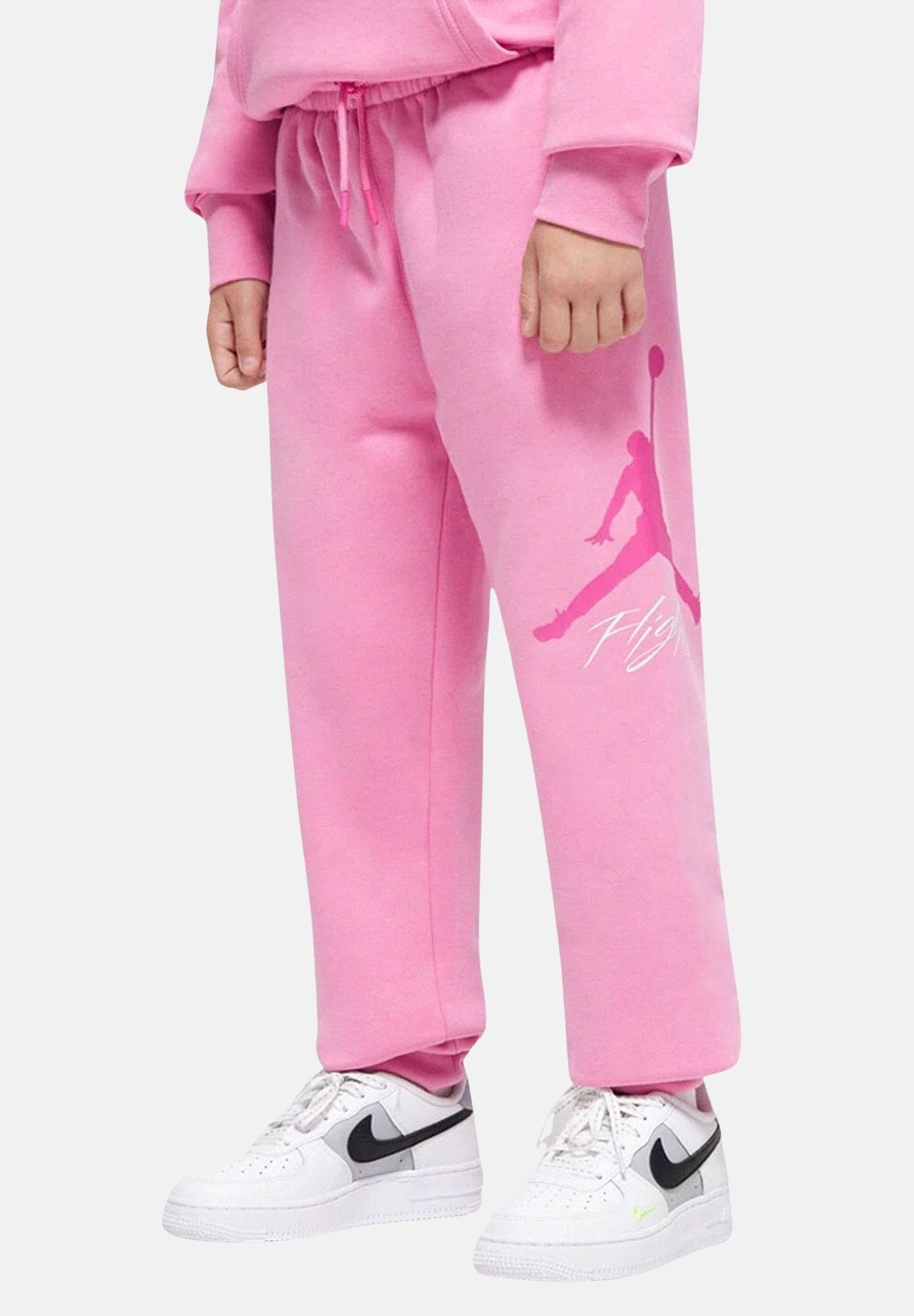Pantalone sportivo Jumpman Baseline rosa da bambina 45D289 AFN JORDAN 