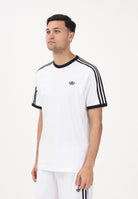 ADIDAS ORIGINALS T-shirt a manica corta 3 STRIPES bianca da uomo KE3537 . ADIDAS ORIGINALS 