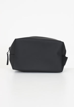 RAINS Pochette Wash Bag Small nera per uomo e donna RA15580 BLA RAINS 