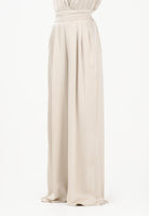 SHIT Pantalone elegante a palazzo color pietra da donna SH26048 PI SHIT 