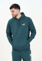 PUMA Felpa con cappuccio Essentials verde da uomo 682575 75 PUMA 