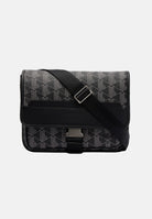 LACOSTE Borsa a tracolla nera per uomo e donna con motivo monogram The Blend NH4411 H45 LACOSTE 
