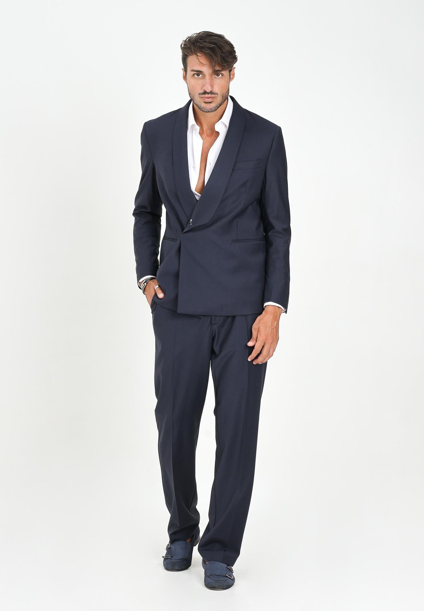 I'M BRIAN Pantalone elegante blu da uomo PA3489 005 I'M BRIAN 