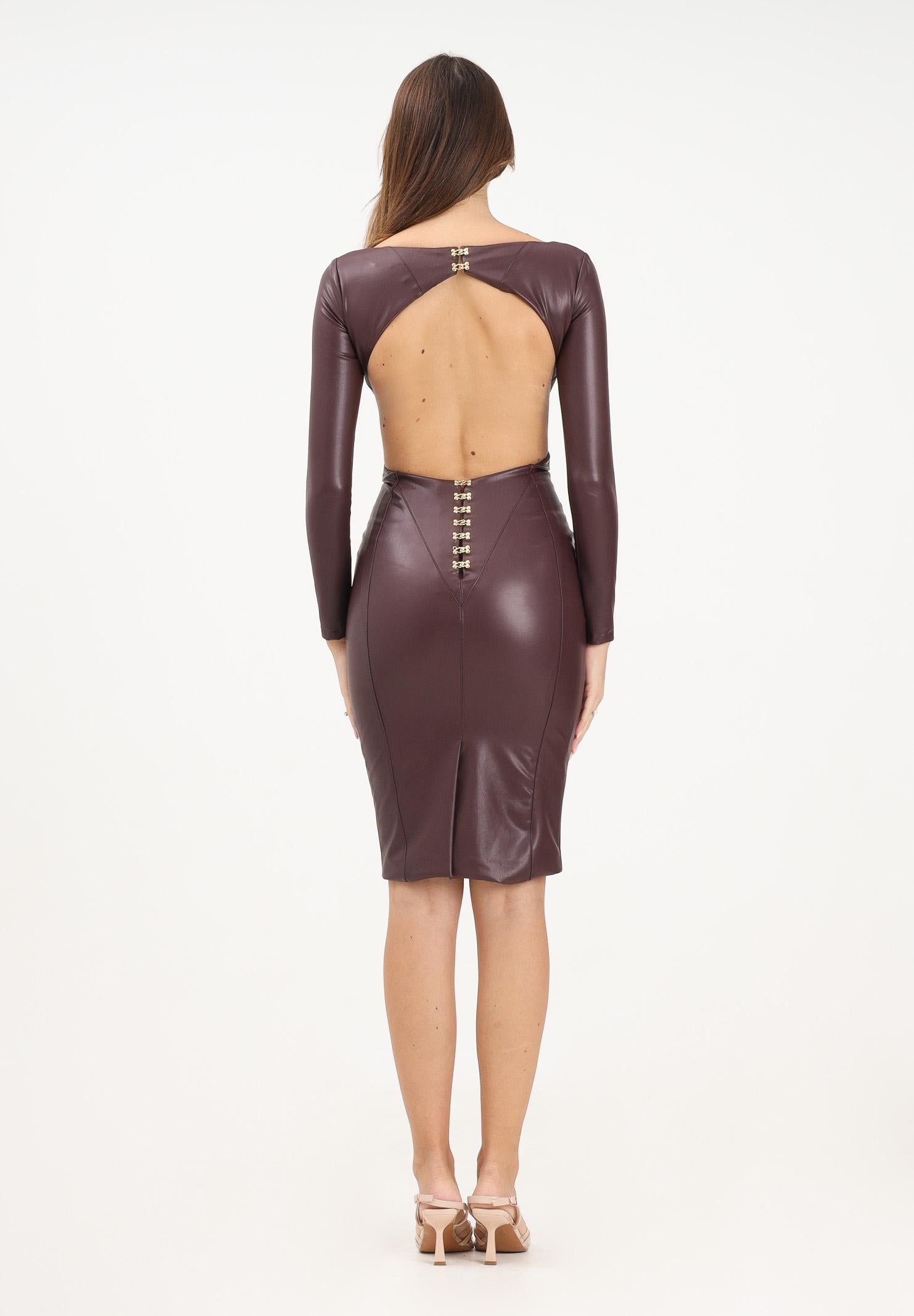 ELISABETTA FRANCHI Abito midi tubino bordeaux da donna AB79557E2 EA4 ELISABETTA FRANCHI 