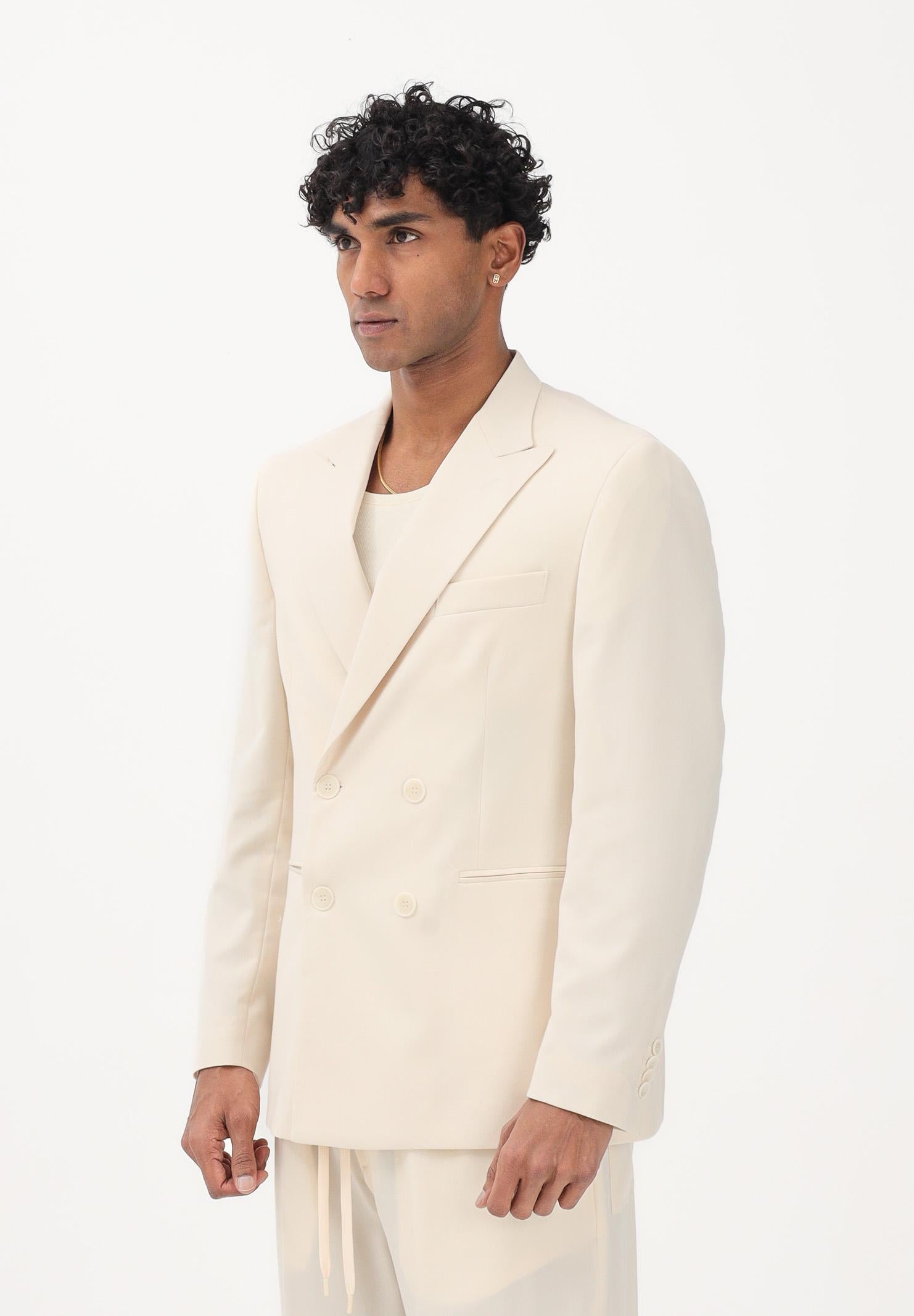 I'M BRIAN Giacca doppiopetto panna da uomo GIA3657 PA I'M BRIAN 