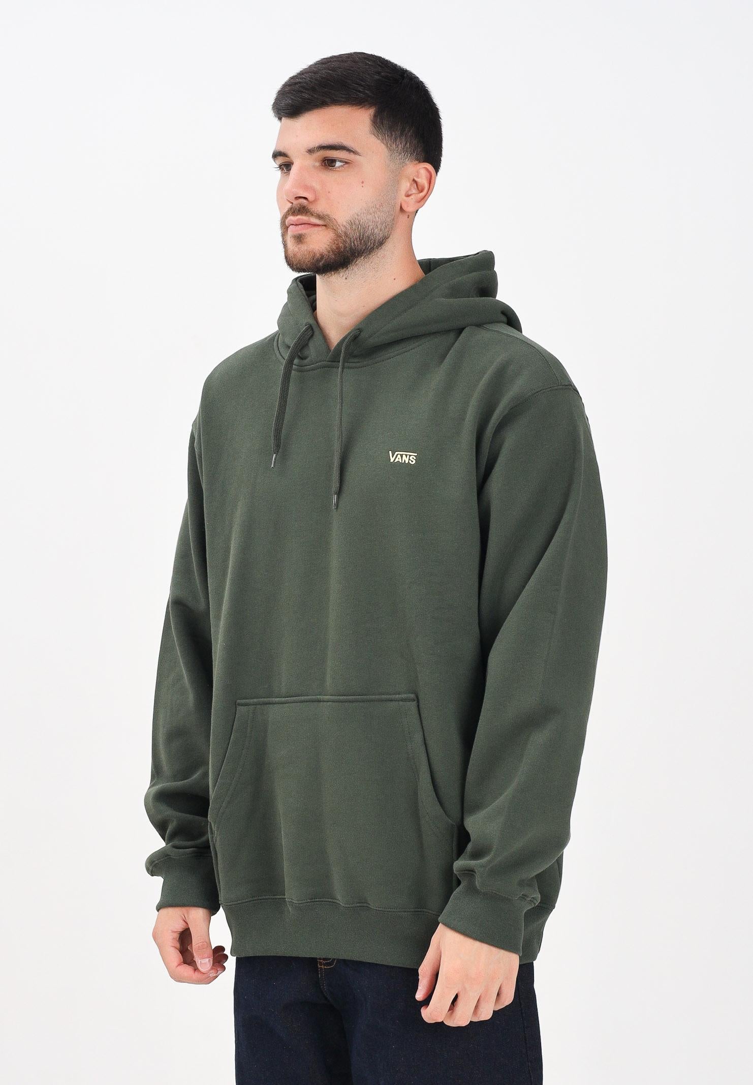 VANS Felpa con cappuccio Left Chest II verde da uomo VN000P21EMU1  VANS 