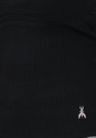 PATRIZIA PEPE Top smanicato in maglia nera da donna 8K0310K274 K103 PATRIZIA PEPE 